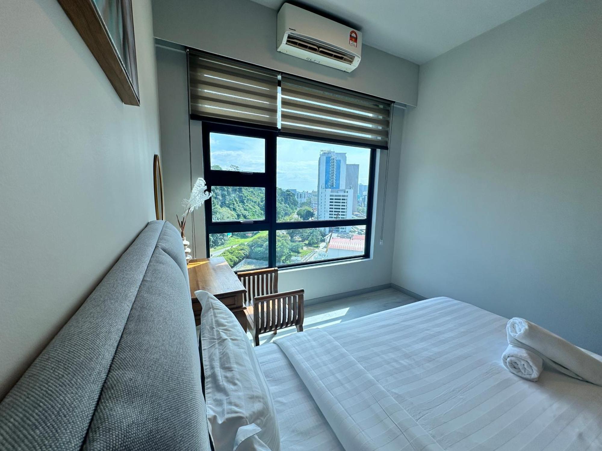Jq1 Sea & Pool Or City View Wifi I Washing Machine For Some Units I Cuckoo Water Jesselton Quay By R2 Kota Kinabalu Exteriör bild