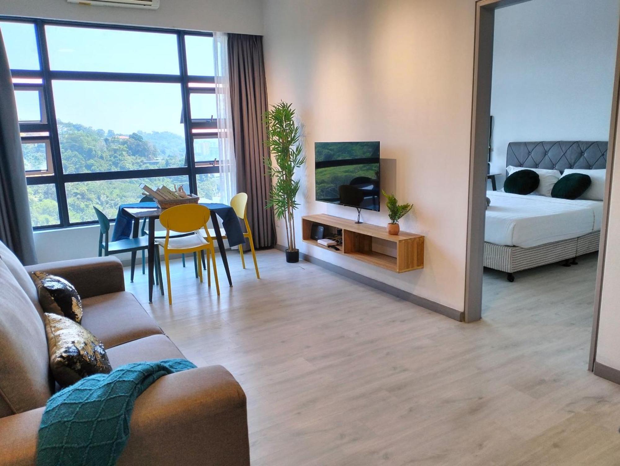 Jq1 Sea & Pool Or City View Wifi I Washing Machine For Some Units I Cuckoo Water Jesselton Quay By R2 Kota Kinabalu Exteriör bild