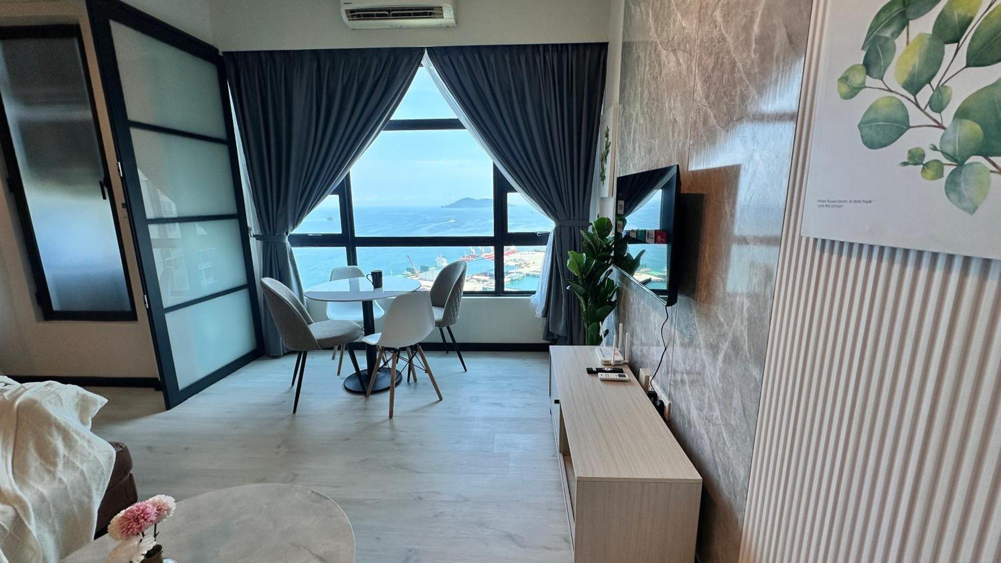 Jq1 Sea & Pool Or City View Wifi I Washing Machine For Some Units I Cuckoo Water Jesselton Quay By R2 Kota Kinabalu Exteriör bild